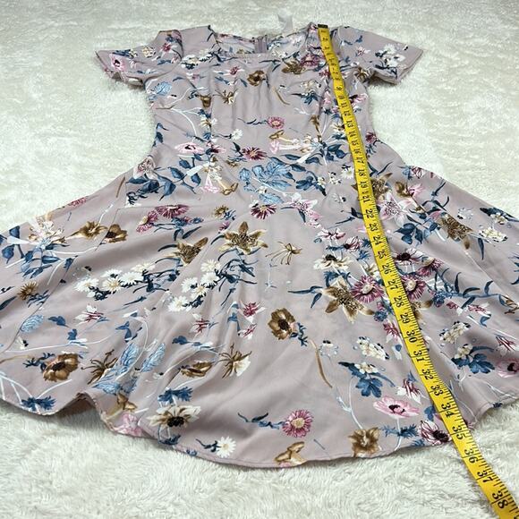 Stevie and Co. fit and flare floral print dress, size small - Picture 4 of 7